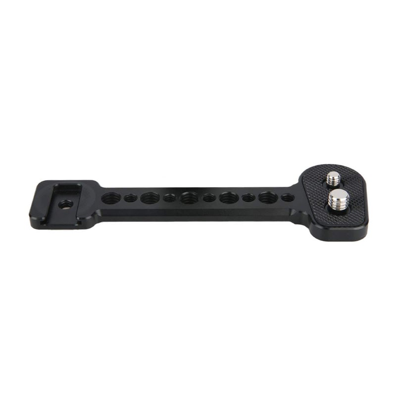 NICEYRIG Cold Shoe Extension Bracket Multi-Functional for DJI RS 3/3 PRO/RS 2/RSC 2/Ronin S/SC, Tripod and Camera Vlog Vlogging Holder Mount - 392 - Image 1